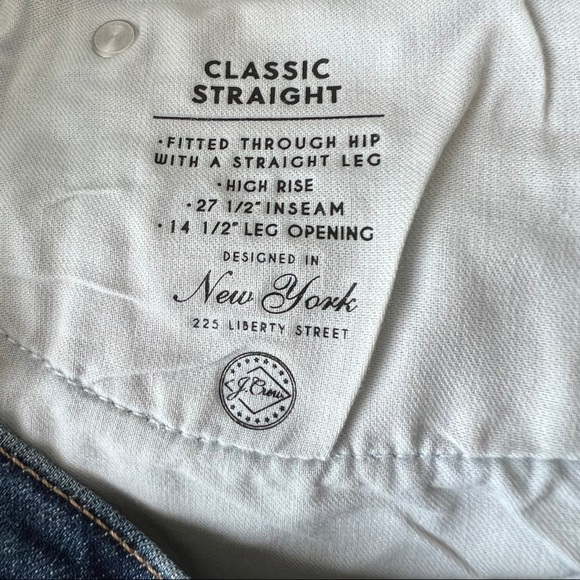 New with tags J.crew Tall high-rise '90s classic straight jean Size:29 - Picture 11 of 14
